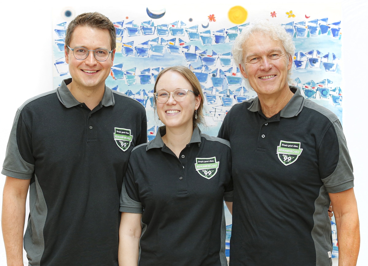 Maximilian Blanck, Marie-Kathrin Huber and Rainer Blanck